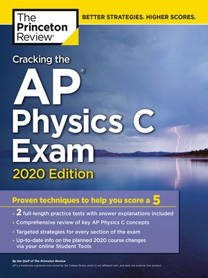 cover image of Cracking the AP Physics C Exam, 2020 Edition